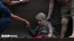 97-year-old woman rescued after Nepali floods looked like 'a warrior'