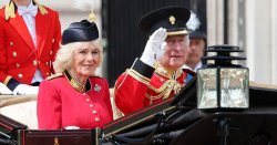 Queen Camilla steals the show in striking red outfit at Trooping the Colour