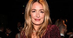 Cat Deeley, 49, sparks meltdown flashing flesh in tiny bikini to mow huge lawn
