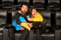 TV presenter Rylan Clark scares cinemagoers in Halloween prank mission