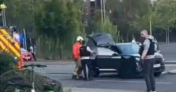 Armed police cordon off Salford street as car searched in 'suspected hazardous' incident
