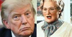 Donald Trump's hair change savaged online with Mrs Doubtfire comparisons