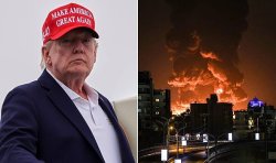 Trump warns Iran he will hit back '100 times harder' as nuclear tensions escalate