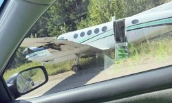One dead in crash after plane makes emergency landing on remote Canadian road