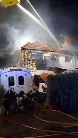 New Malden fire: Huge blaze rips through home as 70 firefighters scrambled