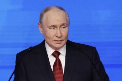 Putin breaks silence on Russia economy fears as <b class='text-danger'>petrol</b> pump panic soars