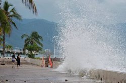 Hurricane Simon pounds Mexico's coastline as 'life-<b class='text-danger'>threatening</b>' warning issued