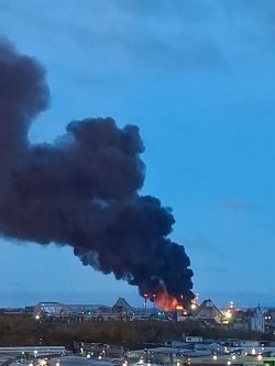 Putin's home town on fire as major drone attack rains hell on city 'sparking blackout'