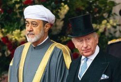 King Charles makes hilarious 5-word joke during historic state visit in Windsor