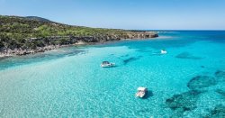 European island nation with gorgeous beaches and immaculately clean water